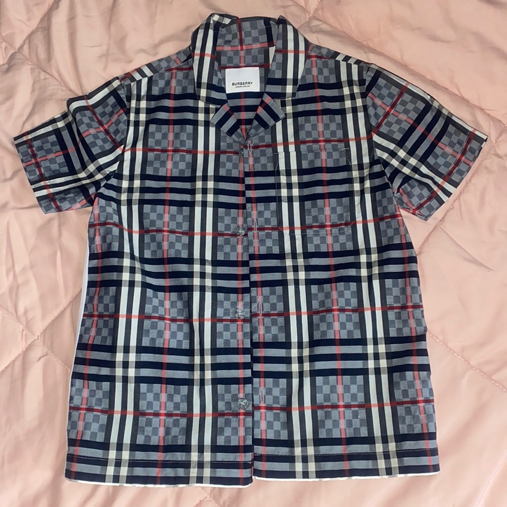 Burberry shortsleeve button up